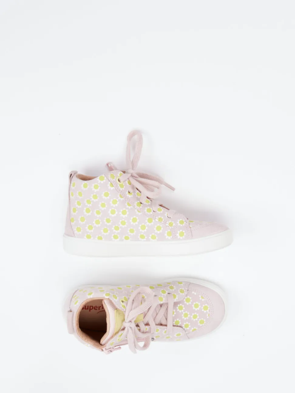 Superfit – High-Top Sneaker aus Veloursleder Rosa