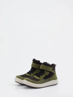 Superfit – High-Top Sneaker aus Nubukleder olivgrün