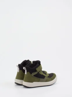 Superfit – High-Top Sneaker aus Nubukleder olivgrün