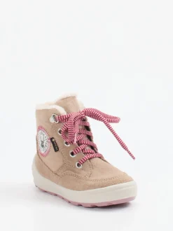 Superfit – Kinderboots aus Veloursleder beigebraun