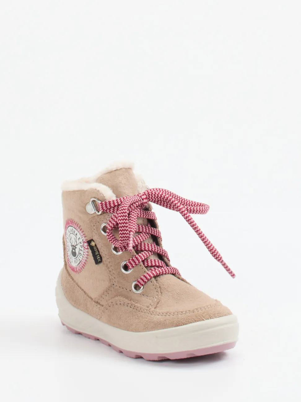Superfit – Kinderboots aus Veloursleder beigebraun