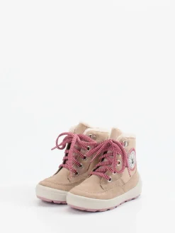Superfit – Kinderboots aus Veloursleder beigebraun