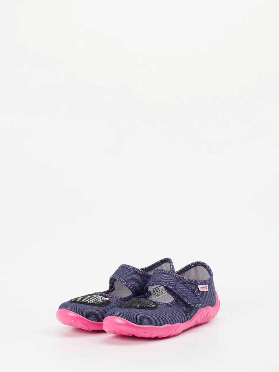 Superfit – Kinder-Hausschuh aus Textil jeansblau