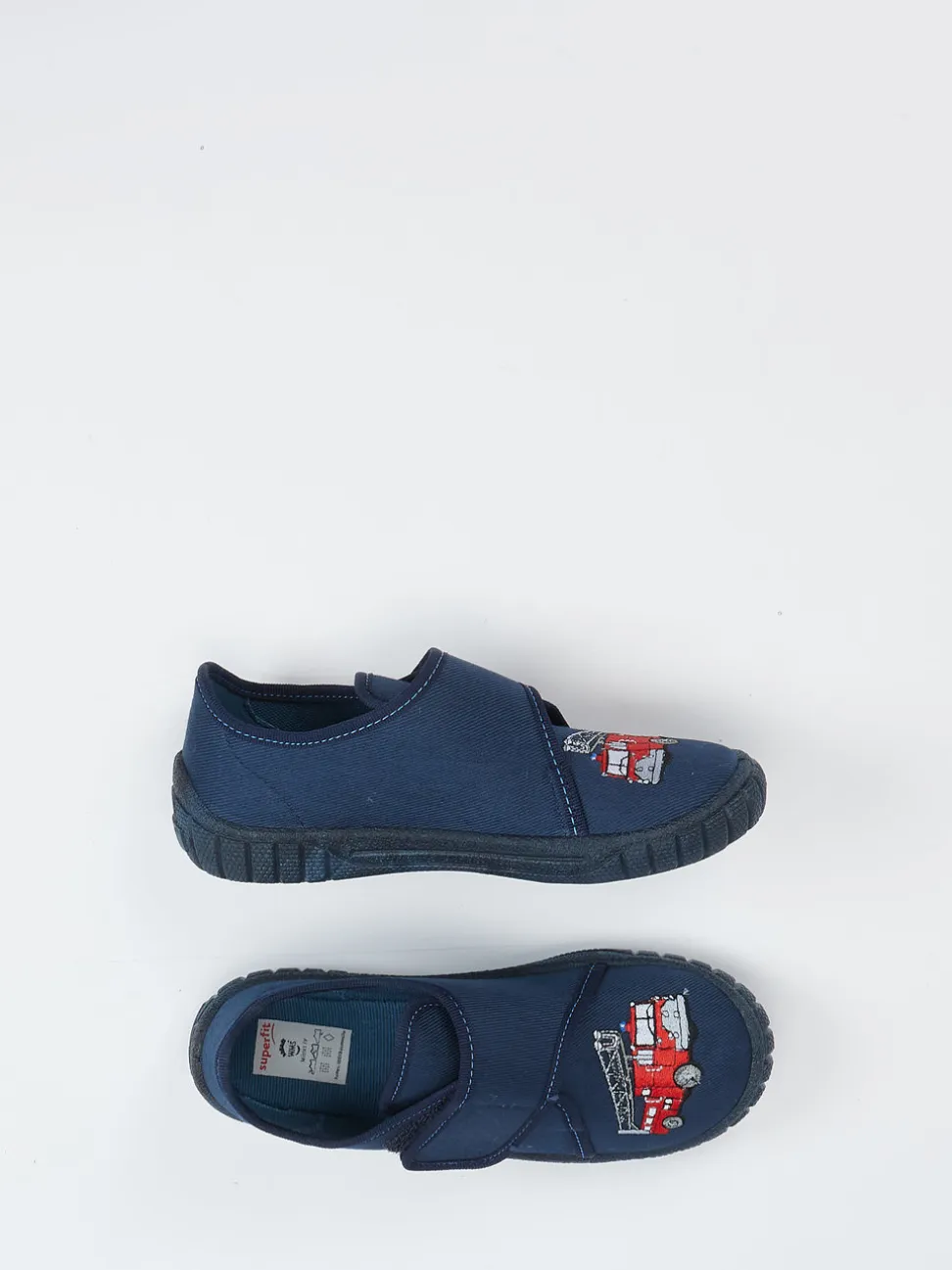 Superfit – Kinder-Hausschuh aus Textil Dunkelblau