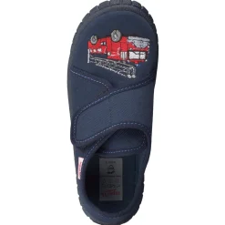Superfit – Kinder-Hausschuh aus Textil Dunkelblau