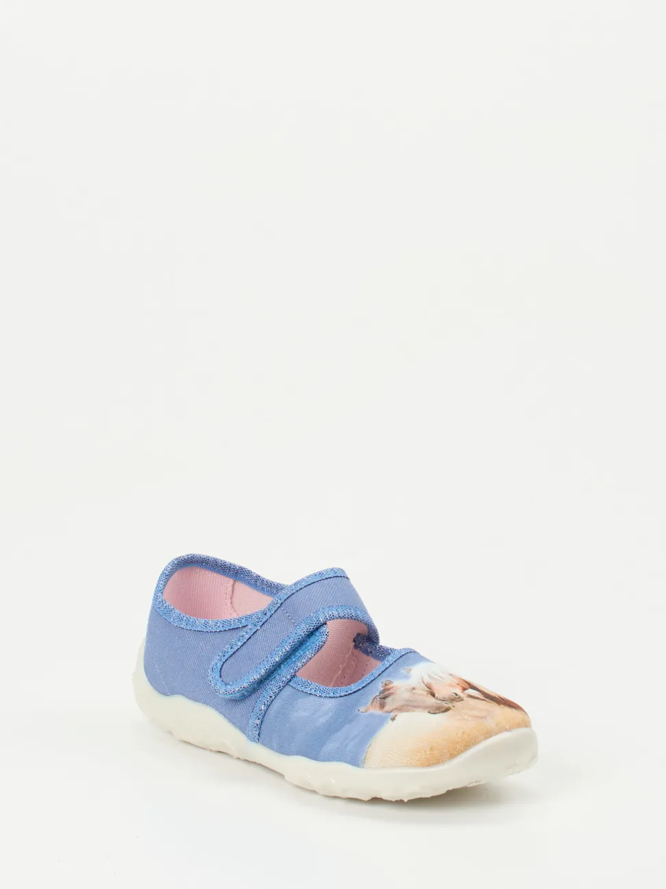 Superfit – Kinder-Hausschuhe aus Textil Himmelblau