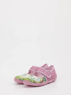 Superfit – Kinderhausschuh aus Textil rosa mit Glitzer