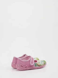 Superfit – Kinderhausschuh aus Textil rosa mit Glitzer