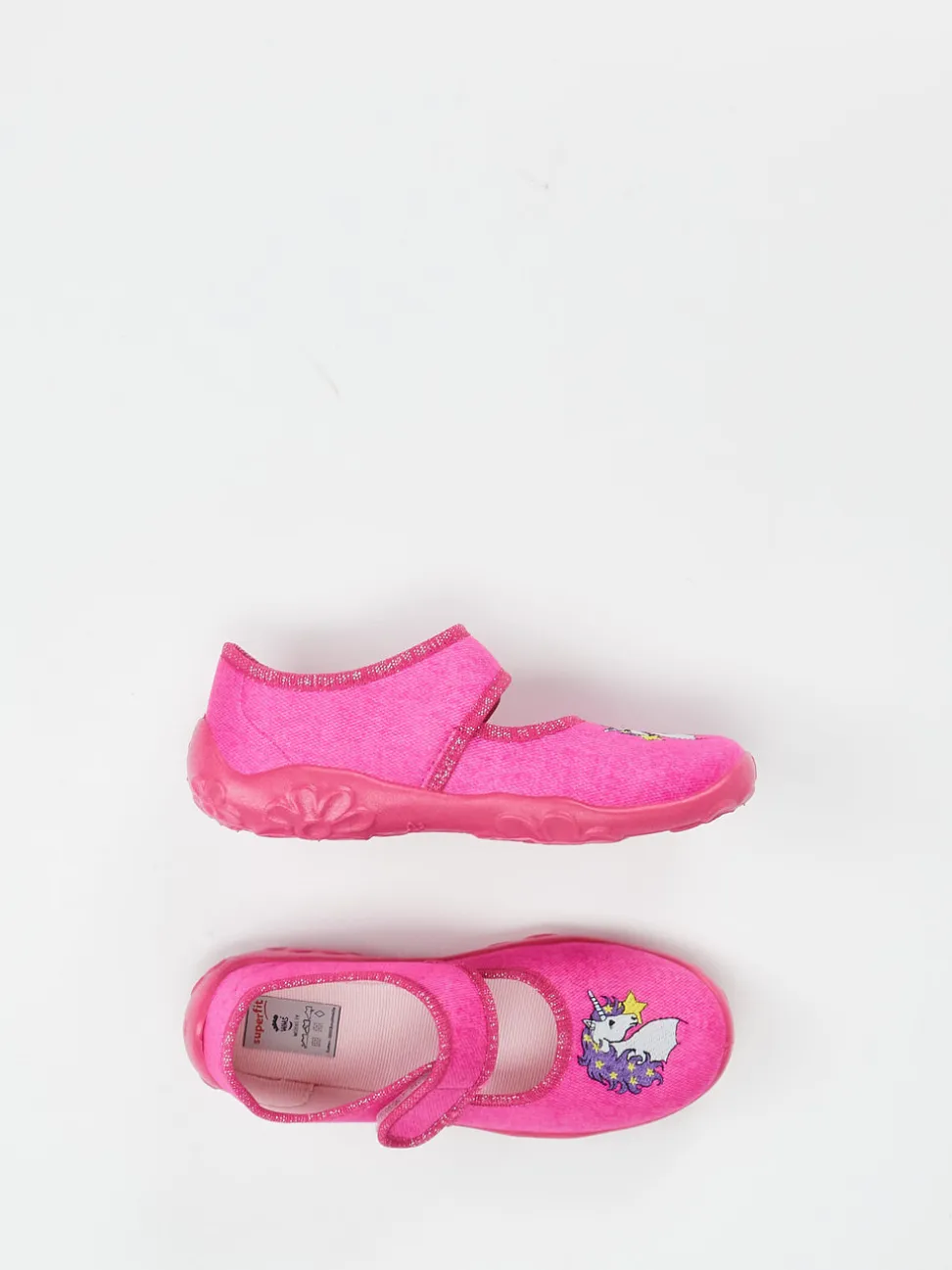 Superfit – Kinderhausschuh aus Textil in Pink