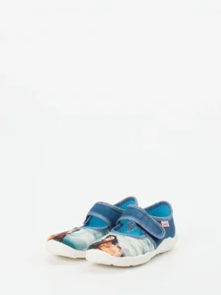 Superfit – Kinder-Hausschuh aus Textil jeansblau
