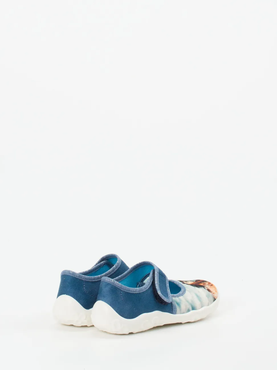 Superfit – Kinder-Hausschuh aus Textil jeansblau