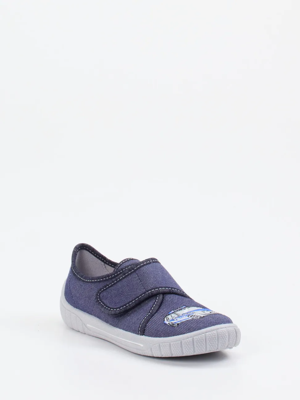 Superfit – Kinder-Hausschuh aus Textil Dunkelblau