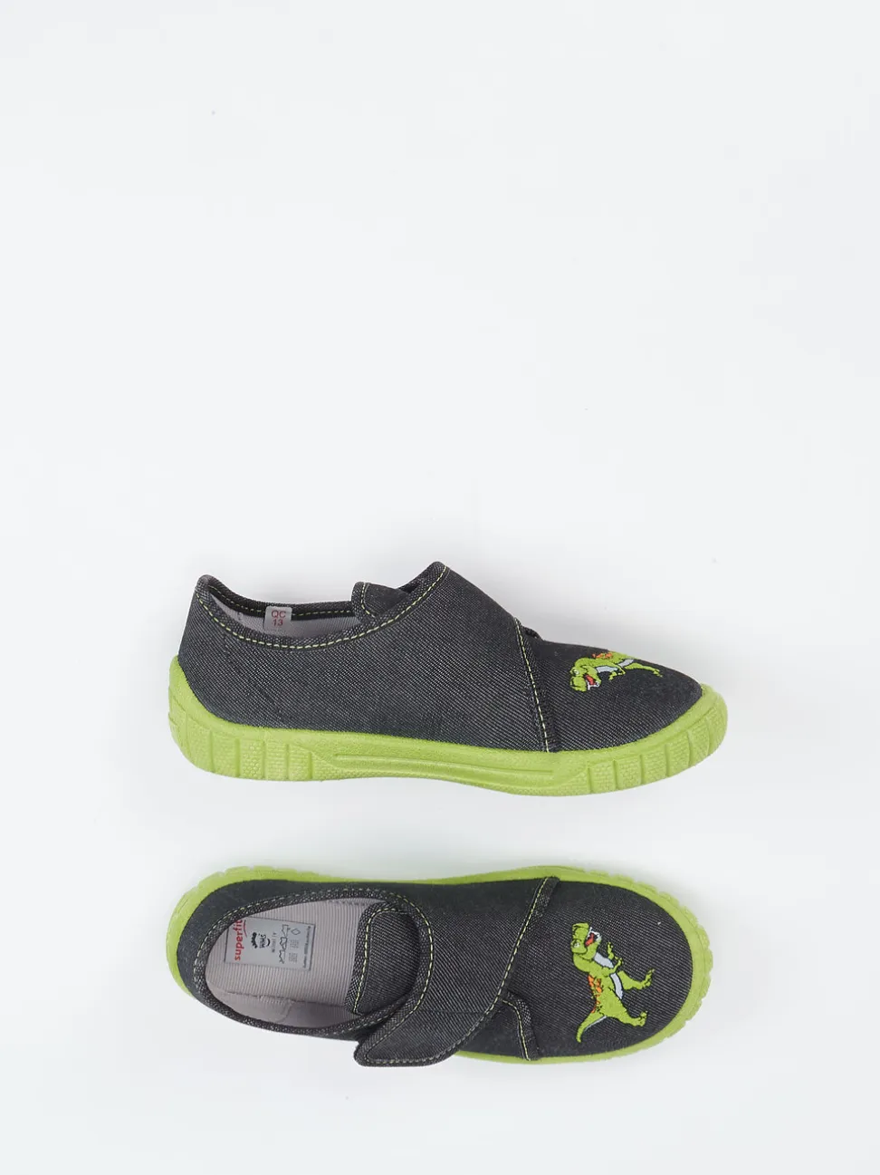 Superfit – Kinder-Hausschuh aus Textil anthrazit