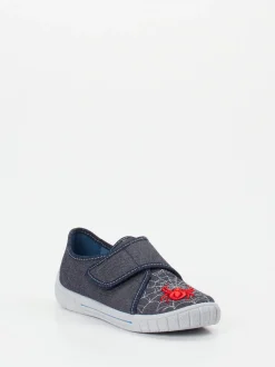 Superfit – Kinder-Hausschuh aus Textil Dunkelblau