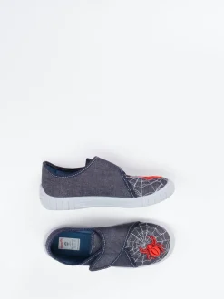 Superfit – Kinder-Hausschuh aus Textil Dunkelblau