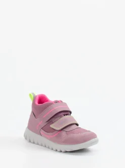 Superfit – Kinder-Mid-Cut-Sneaker aus Veloursleder Altrosa