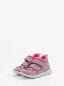 Superfit – Kinder-Mid-Cut-Sneaker aus Veloursleder Altrosa