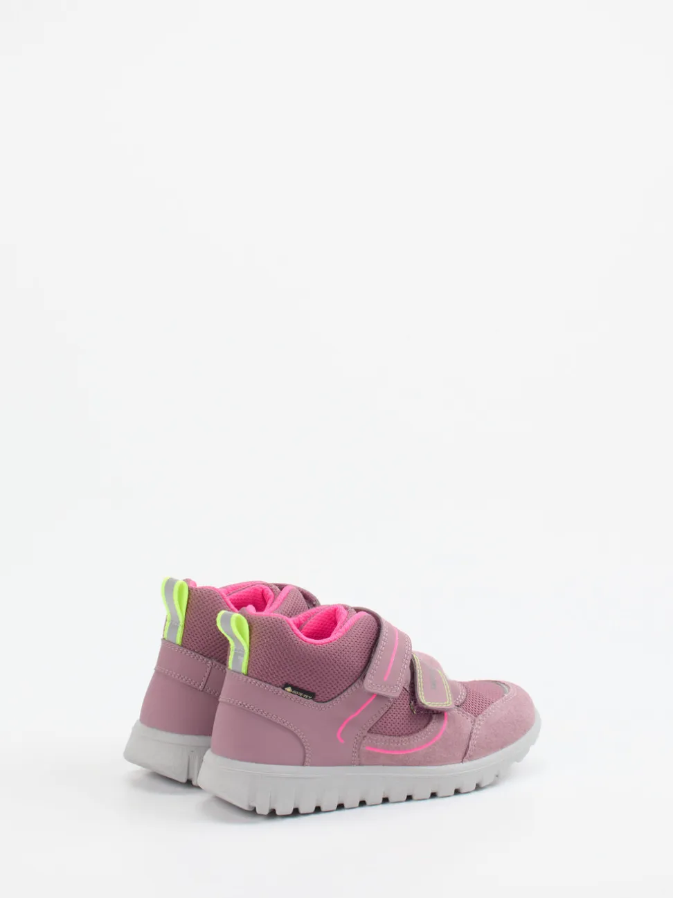 Superfit – Kinder-Mid-Cut-Sneaker aus Veloursleder Altrosa