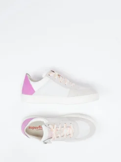 Superfit – Kinder-Sneaker aus Veloursleder Hellgrau