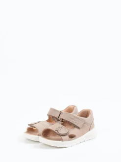 Superfit – Kleinkind-Sandalen aus Nubukleder beigebraun