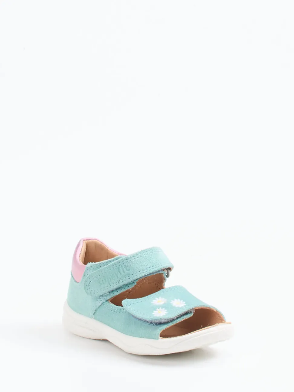Superfit – Kleinkind-Sandalen aus Veloursleder Mintgrün