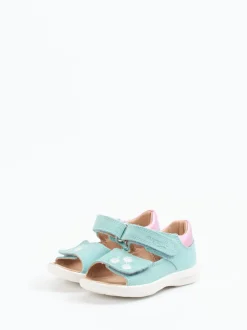 Superfit – Kleinkind-Sandalen aus Veloursleder Mintgrün