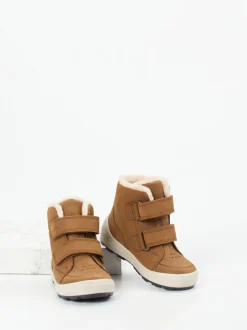 Superfit – Klettboot aus Nubukleder cognacbraun