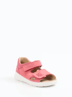 Superfit – Klettsandale aus Nubukleder in Pink