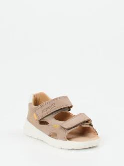 Superfit – Klettsandale aus Nubukleder beige