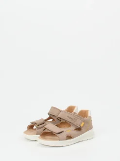 Superfit – Klettsandale aus Nubukleder beige