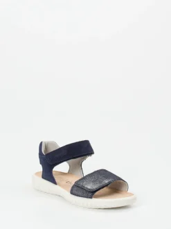 Superfit – Klettsandale aus Veloursleder Dunkelblau