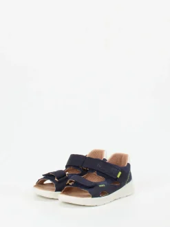 Superfit – Klettsandalen aus Nubukleder dunkelblau