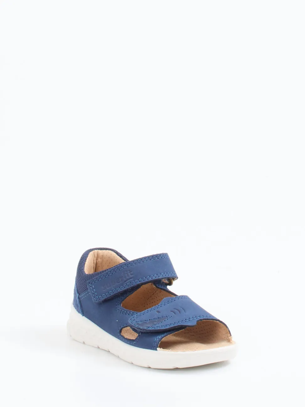 Superfit – Klettsandalen aus Nubukleder jeansblau
