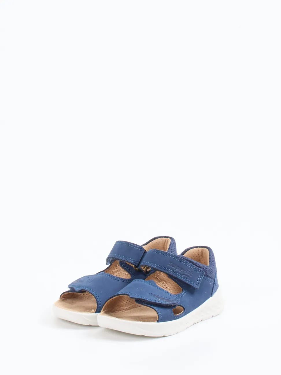 Superfit – Klettsandalen aus Nubukleder jeansblau