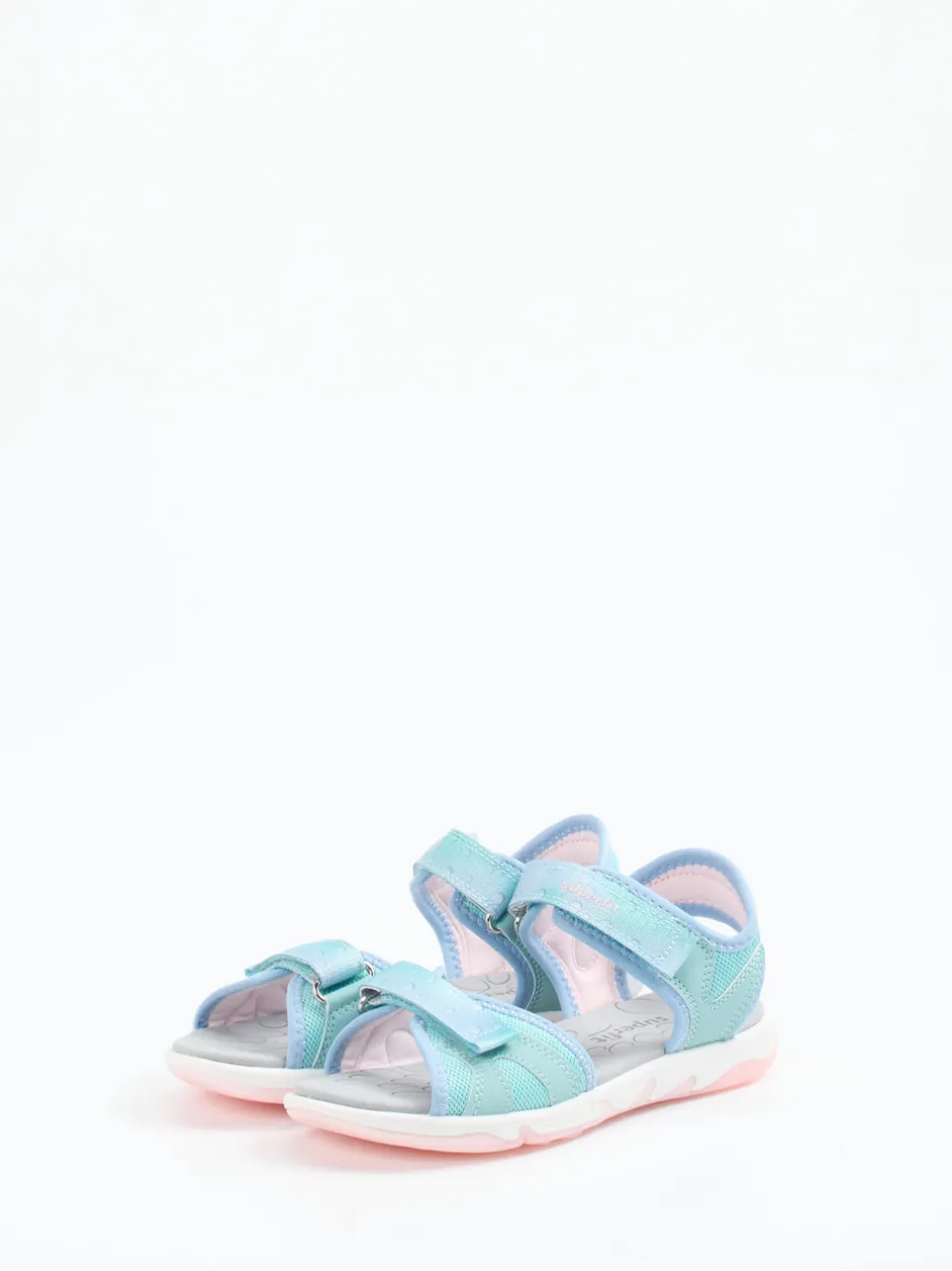 Superfit – Klettsandalen aus Synthetik in Mintgrün