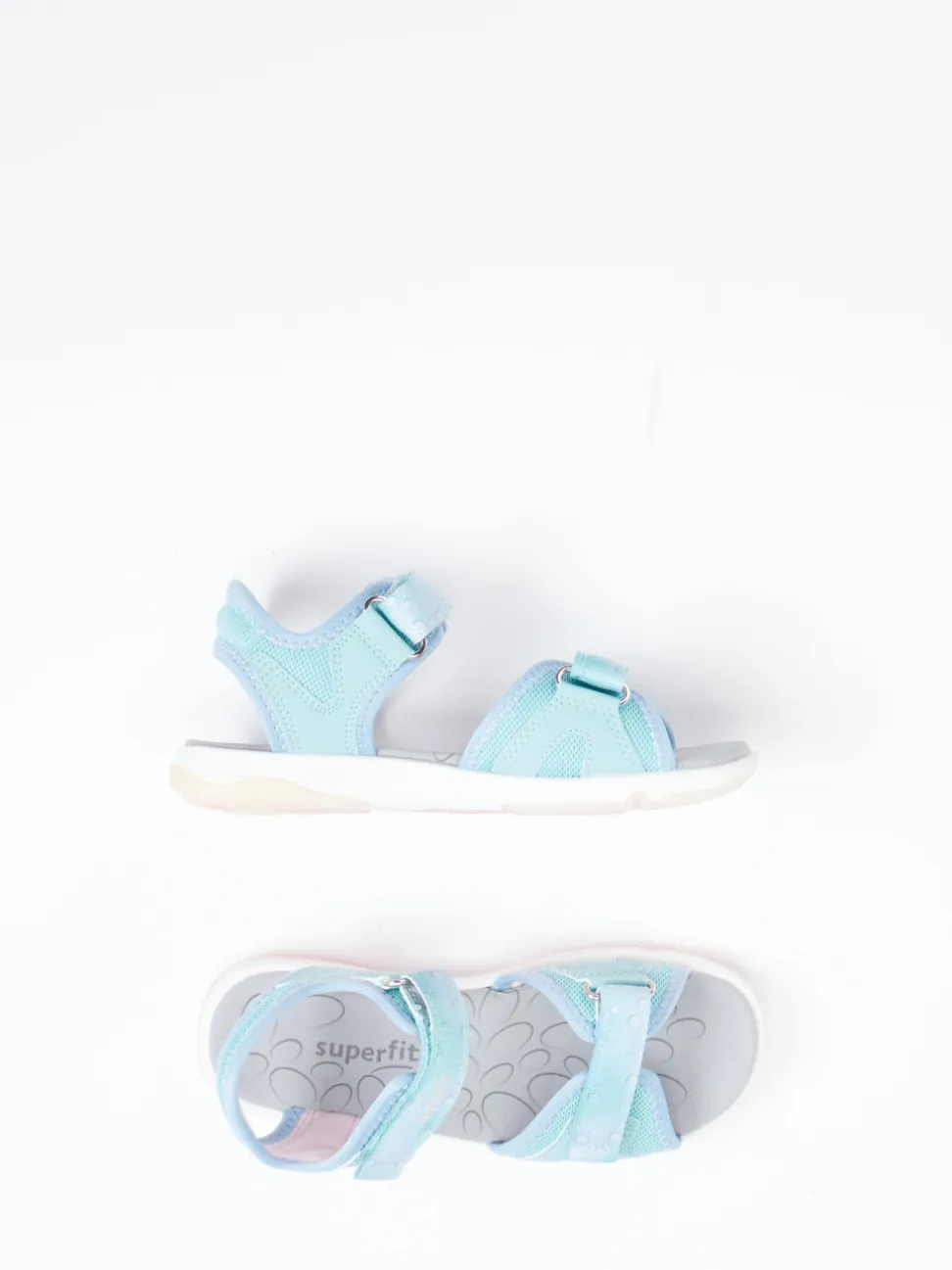 Superfit – Klettsandalen aus Synthetik in Mintgrün