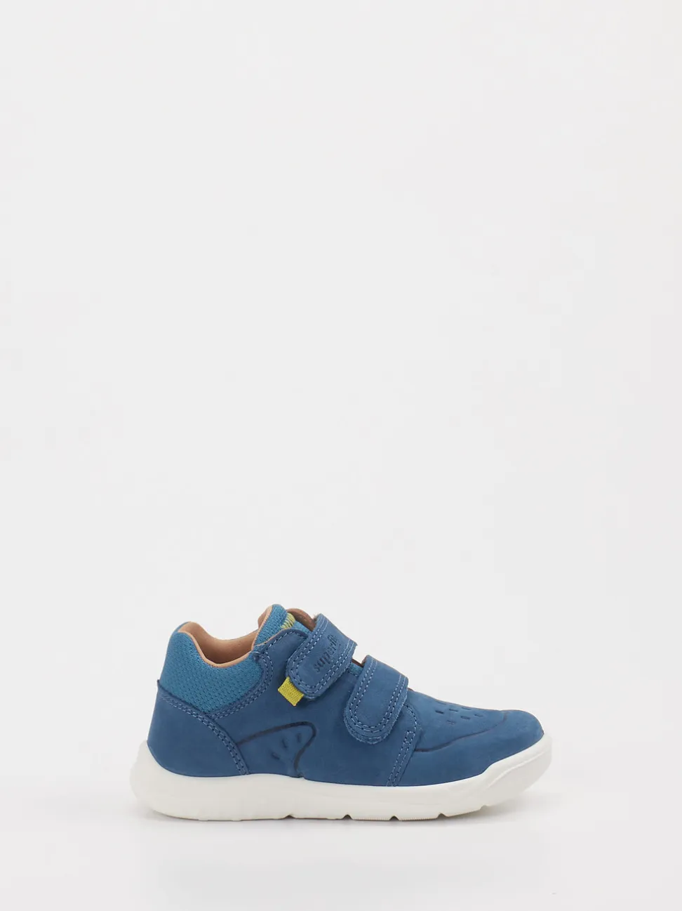 Superfit – Klettsneaker aus Leder in Mittelblau