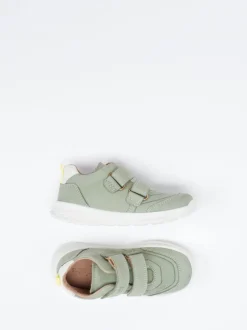 Superfit – Klettsneaker aus Nubukleder Salbeigrün