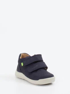 Superfit – Klett-Sneaker aus Nubukleder Dunkelblau