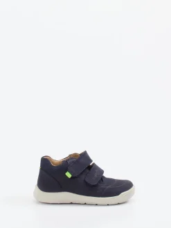 Superfit – Klett-Sneaker aus Nubukleder Dunkelblau