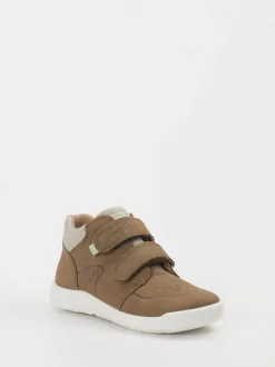 Superfit – Klettsneaker aus Leder in Braun