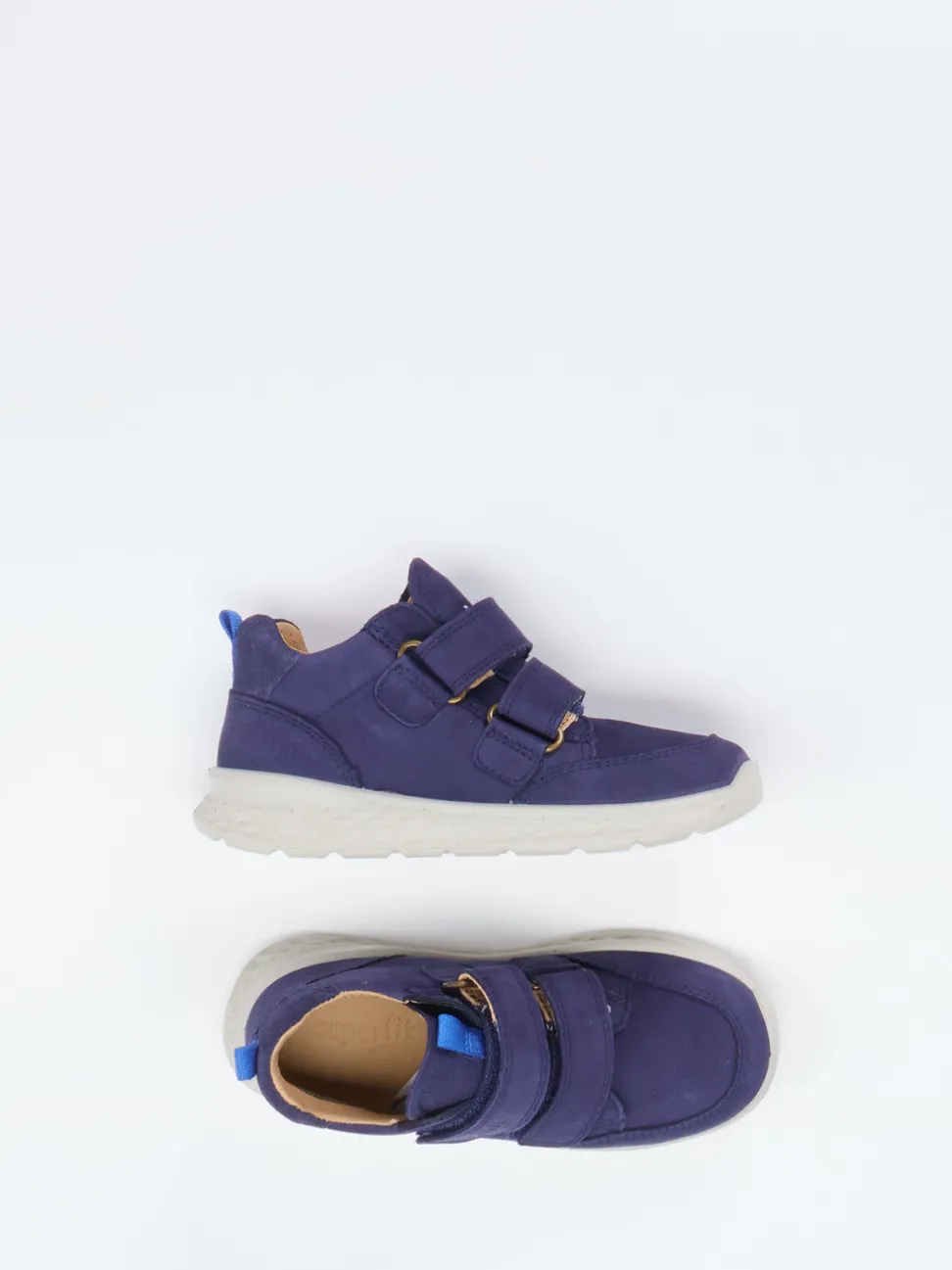 Superfit – Klettsneaker aus Nubukleder Dunkelblau