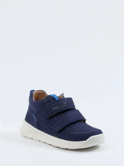 Superfit – Klett-Sneaker aus Nubukleder Marineblau