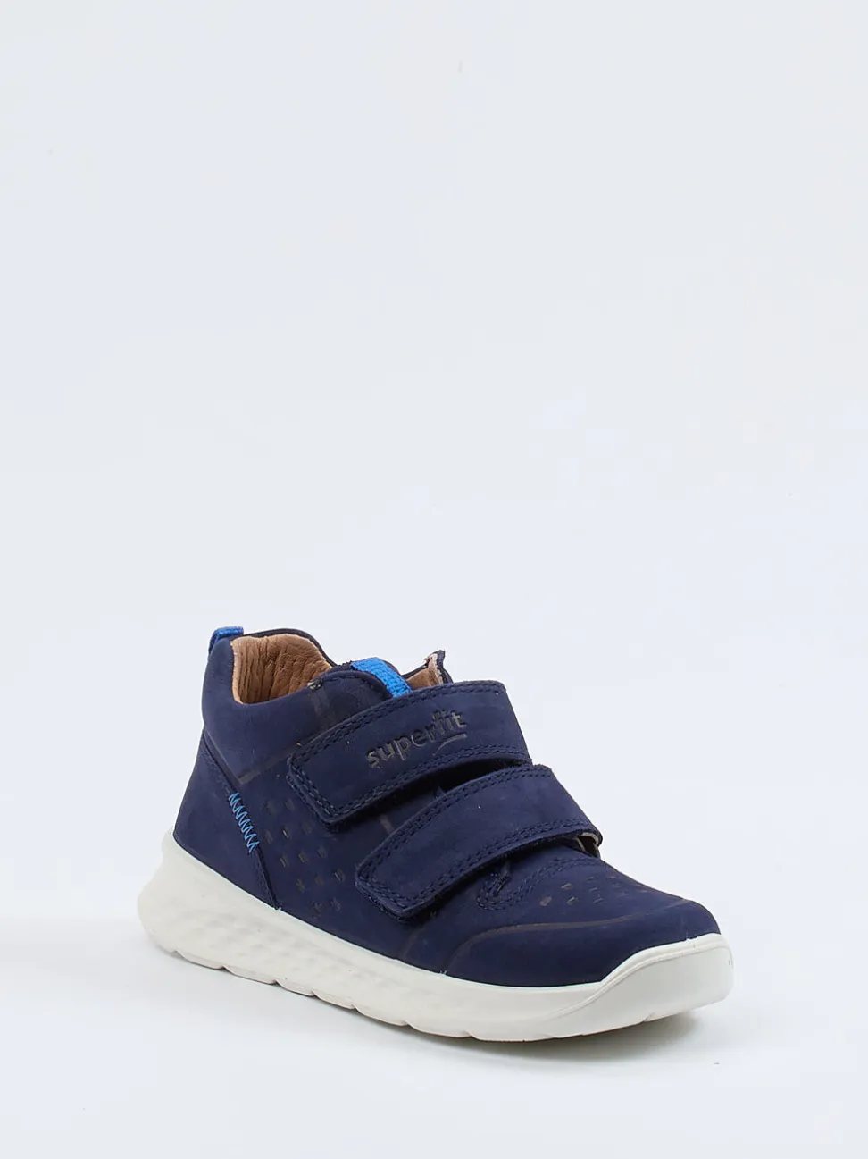 Superfit – Klett-Sneaker aus Nubukleder Marineblau