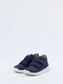 Superfit – Klett-Sneaker aus Nubukleder Marineblau