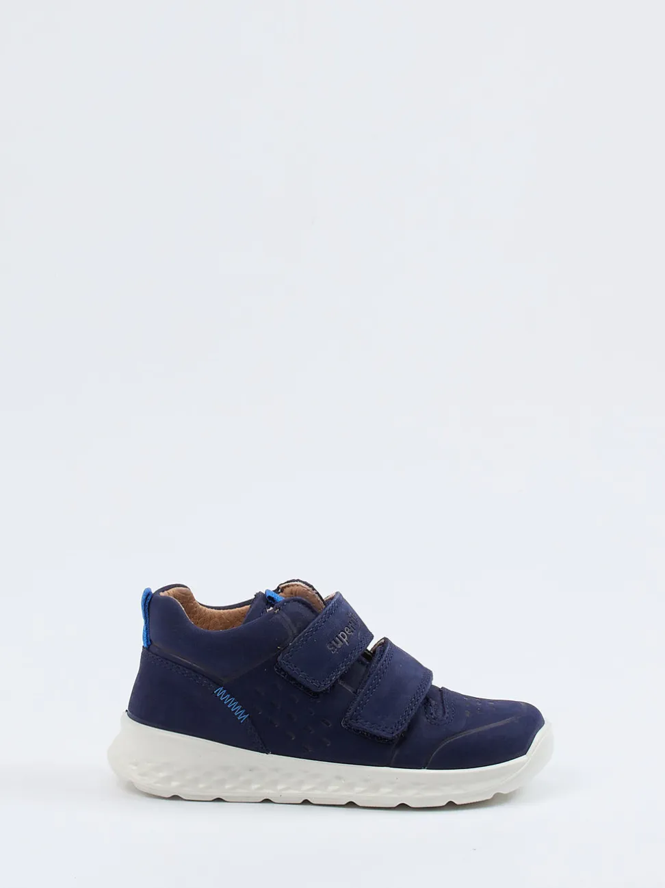 Superfit – Klett-Sneaker aus Nubukleder Marineblau
