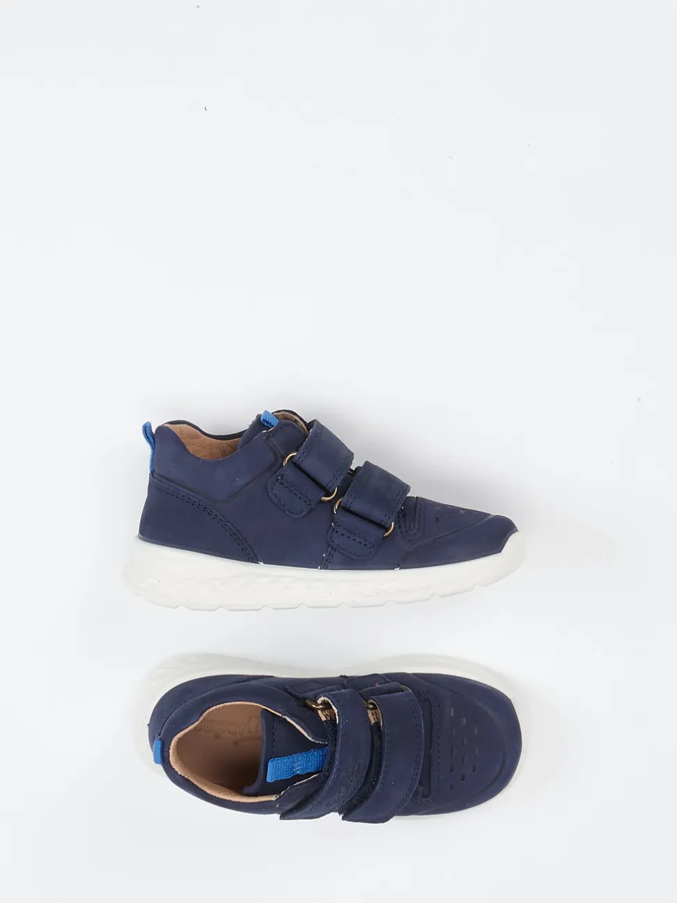 Superfit – Klett-Sneaker aus Nubukleder Marineblau