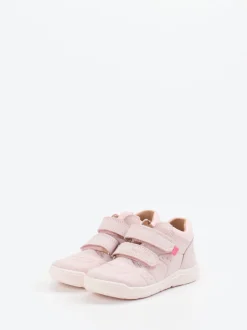 Superfit – Klett-Sneaker aus Nubukleder in Rosa