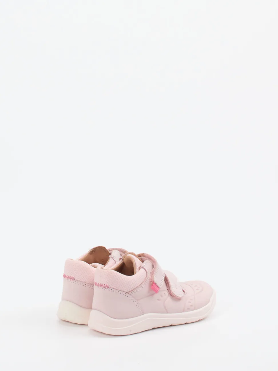 Superfit – Klett-Sneaker aus Nubukleder in Rosa