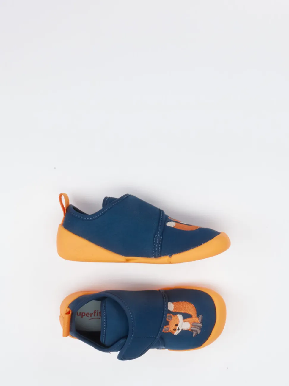 Superfit – Krabbelschuhe aus Textil Dunkelblau